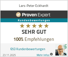 Kundenbewertungen & Erfahrungen zu Lars-Peter Eckhardt. Mehr Infos anzeigen.