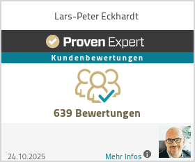Kundenbewertungen & Erfahrungen zu Lars-Peter Eckhardt. Mehr Infos anzeigen.
